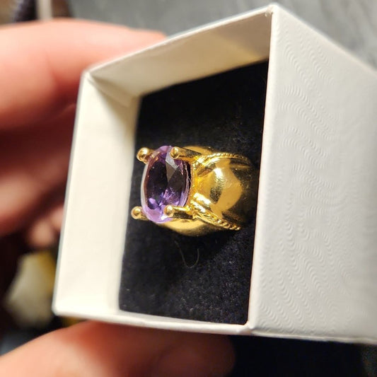 Vintage Sterling Silver Ring Sz 8.5