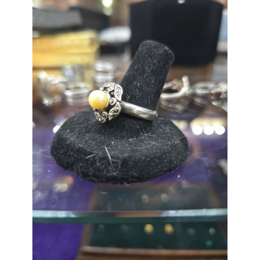 Vintage Sterling Silver Ring Sz 7