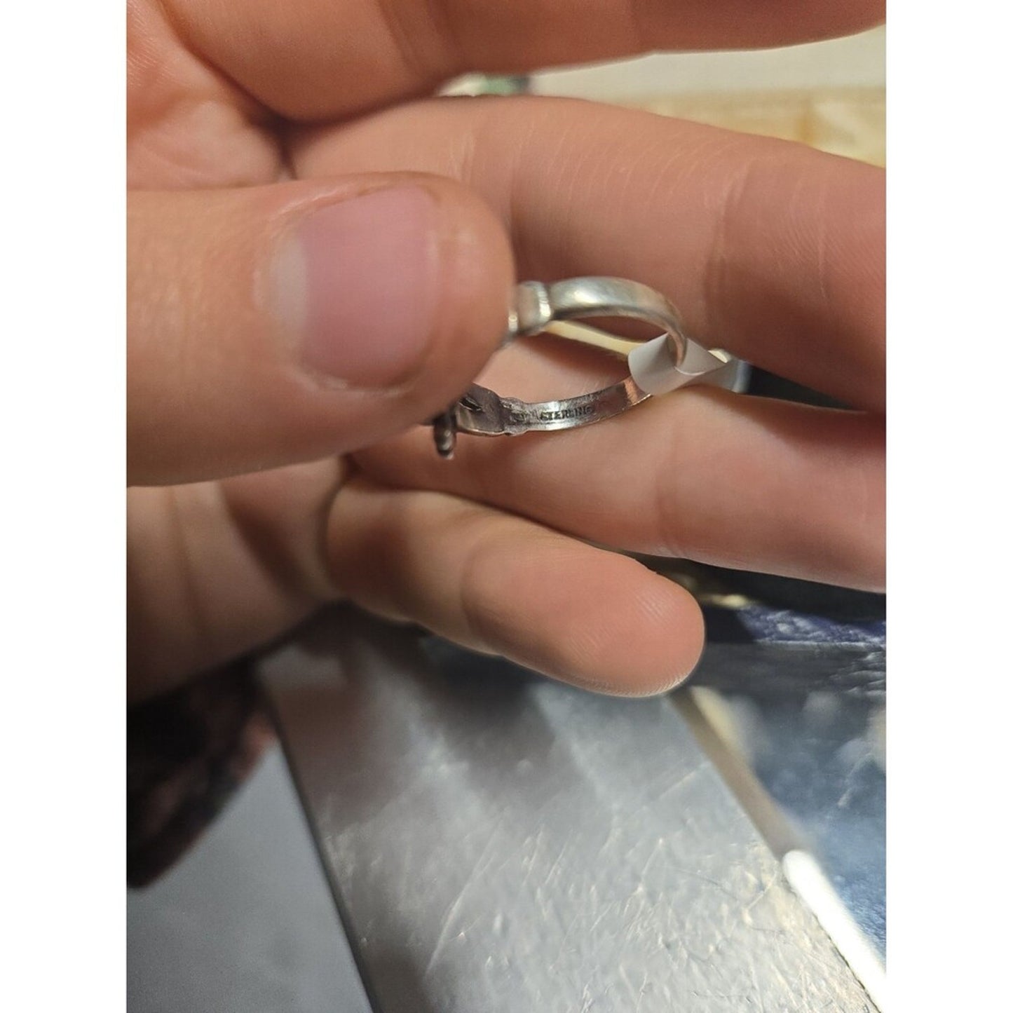 vintage southwestern turquoise sterling silver ring sz 6.5