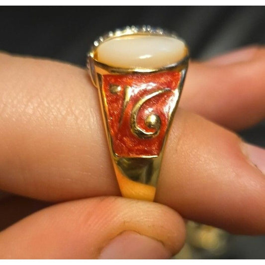 Vintage Sterling Silver Ring Sz 8