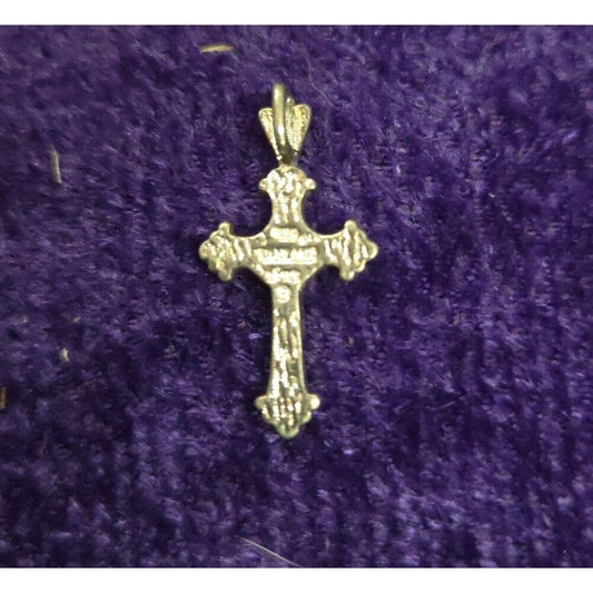 Sterling Silver Cross Religious Pendant