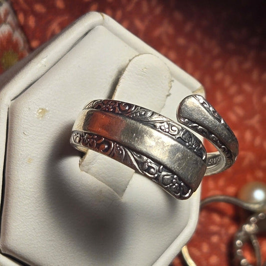 Spoon Vintage sterling silver ring sz 8.5