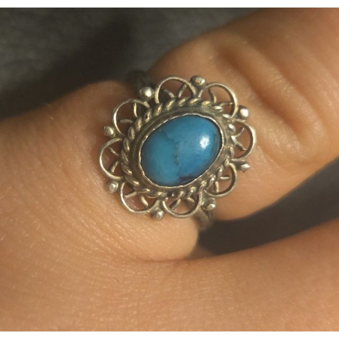 Southwestern Vintage sterling silver ring sz 6