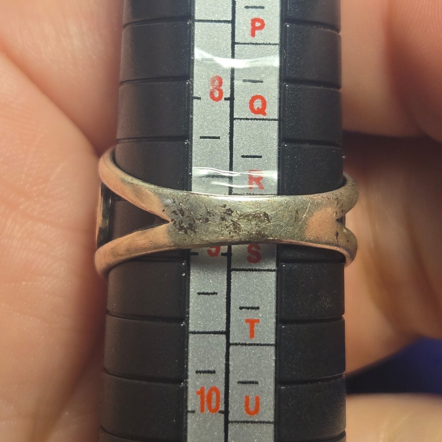 Southwestern Vintage Sterling Silver 925 Ring Sz 9