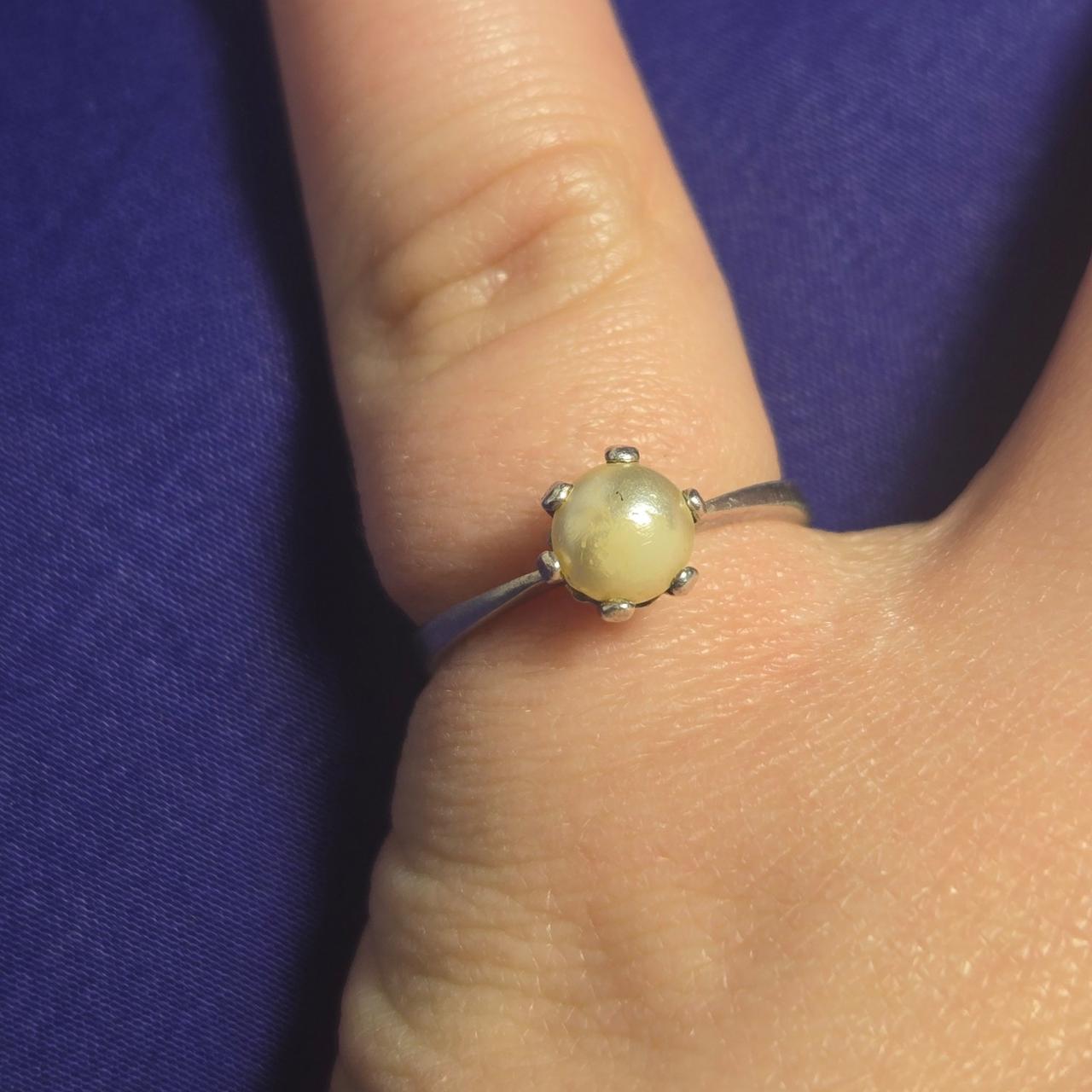 Vintage Sterling Silver 925 Ring Sz 7.5