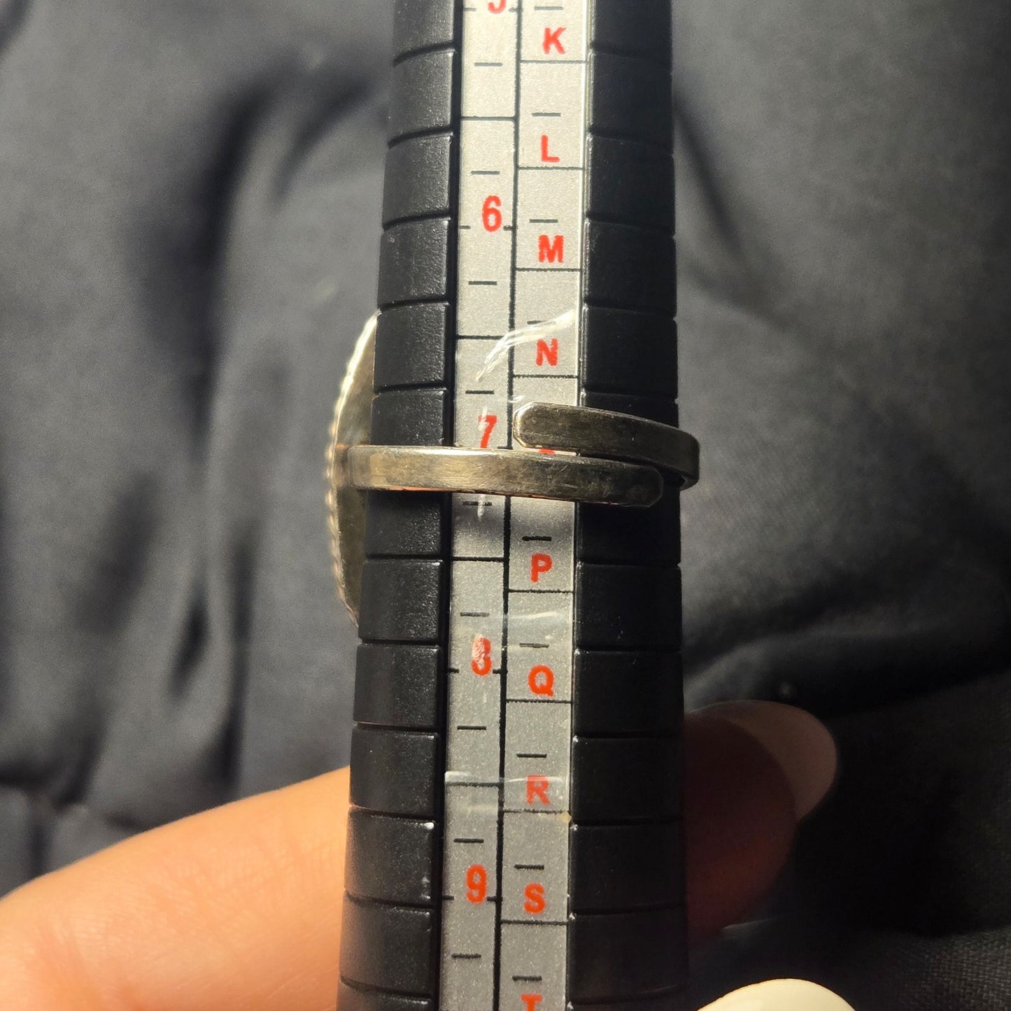 Southwestern Vintage Sterling Silver 925 Ring Sz 7 ADJUSTABLE