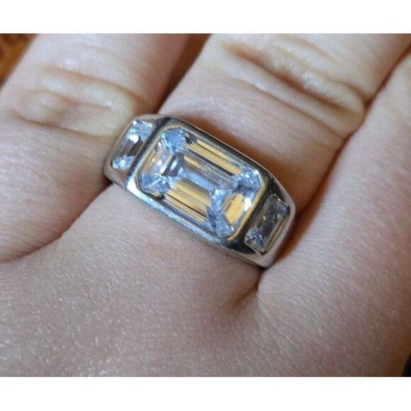 Vintage sterling silver ring sz 10