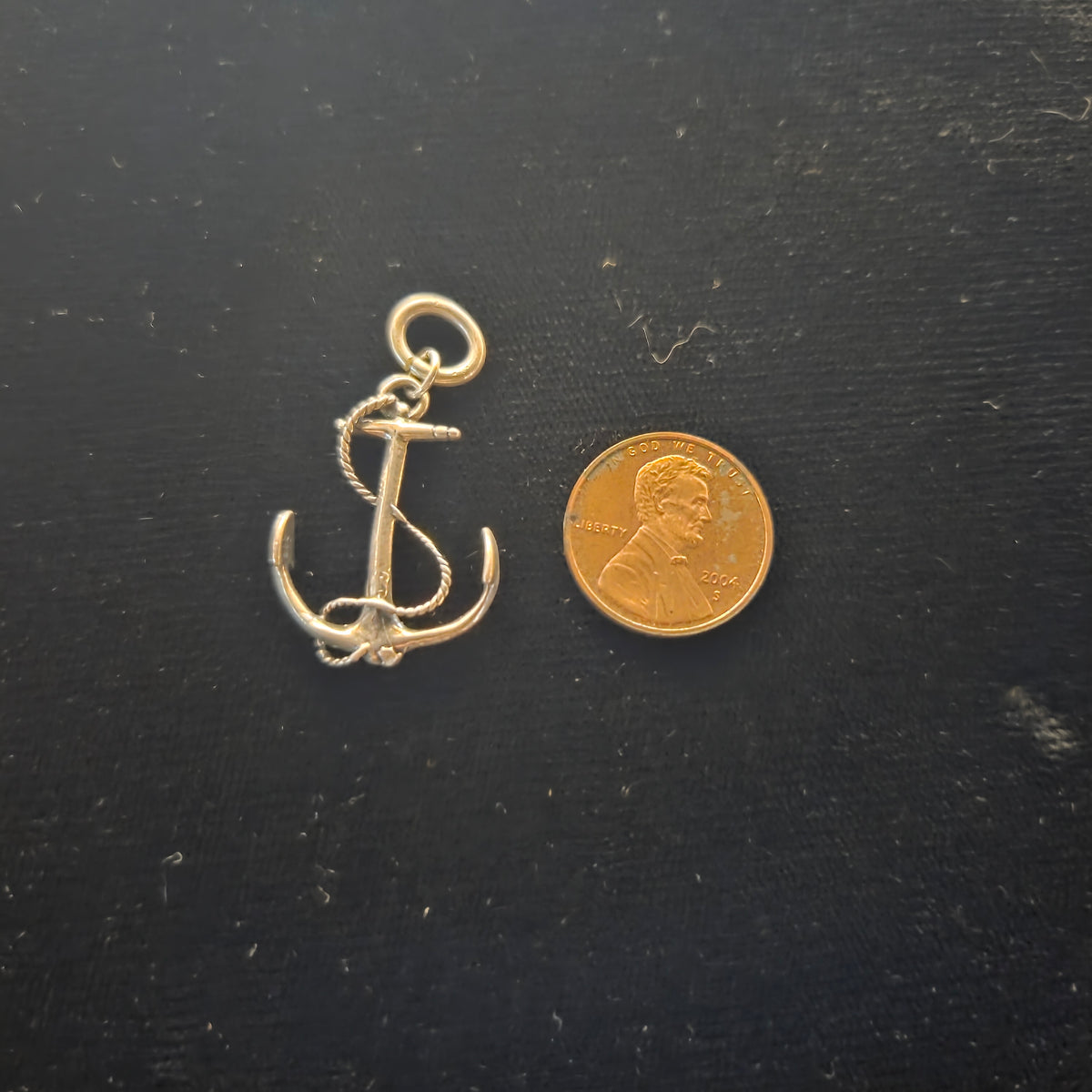 Sterling Nautical Anchor Pendant