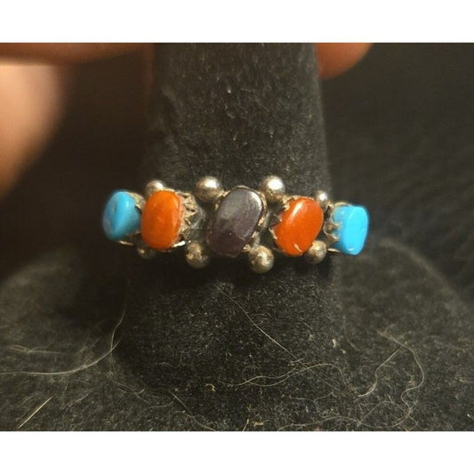 Southwestern Vintage sterling silver ring sz 6