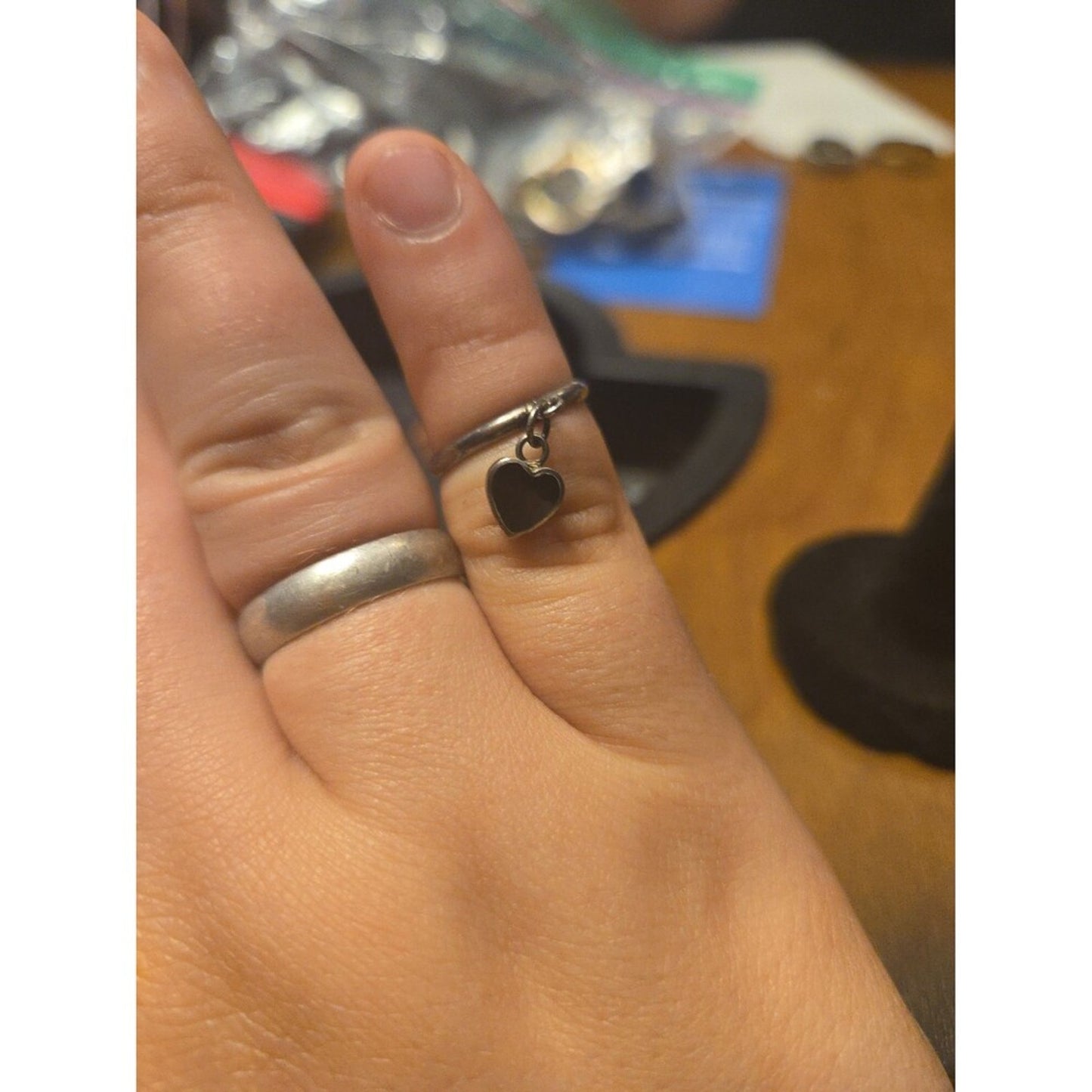 Vintage Sterling Silver Ring Sz 4.5