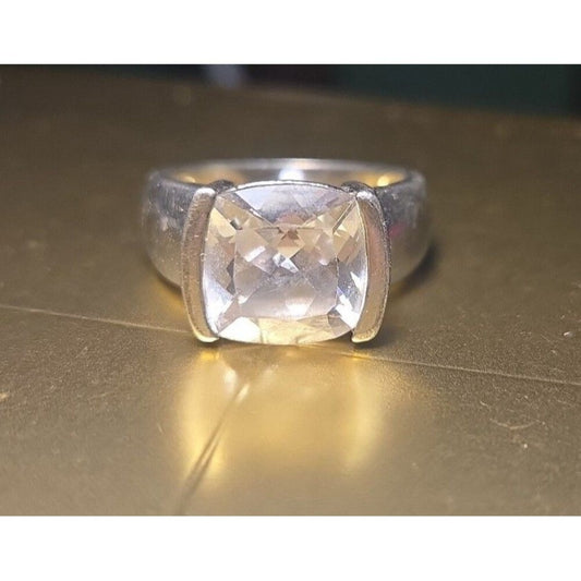 Chunky Vintage sterling silver ring sz 9