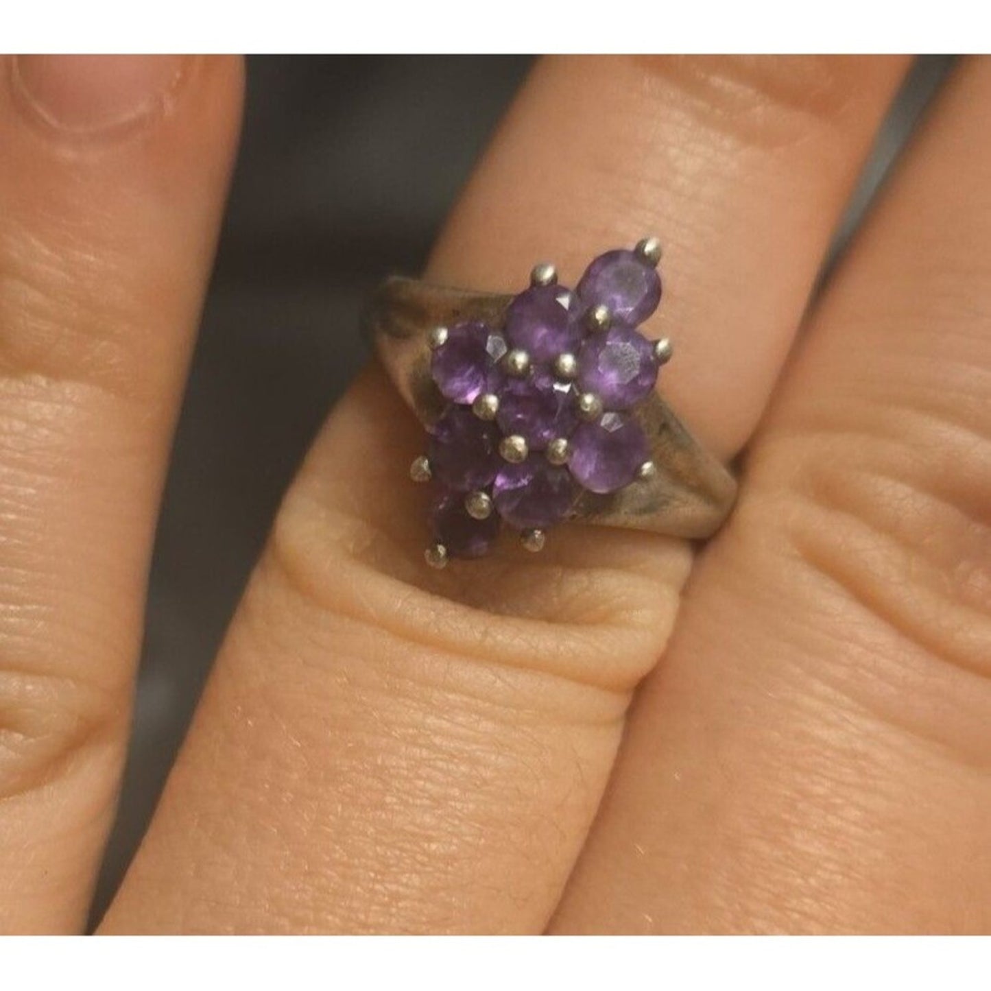 Vintage Sterling Silver Ring Sz 6.5