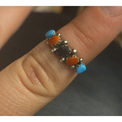 Southwestern Vintage sterling silver ring sz 6