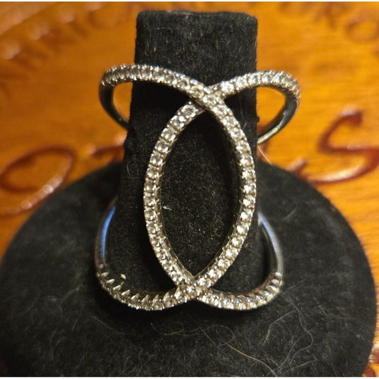 Vintage sterling silver ring sz 8