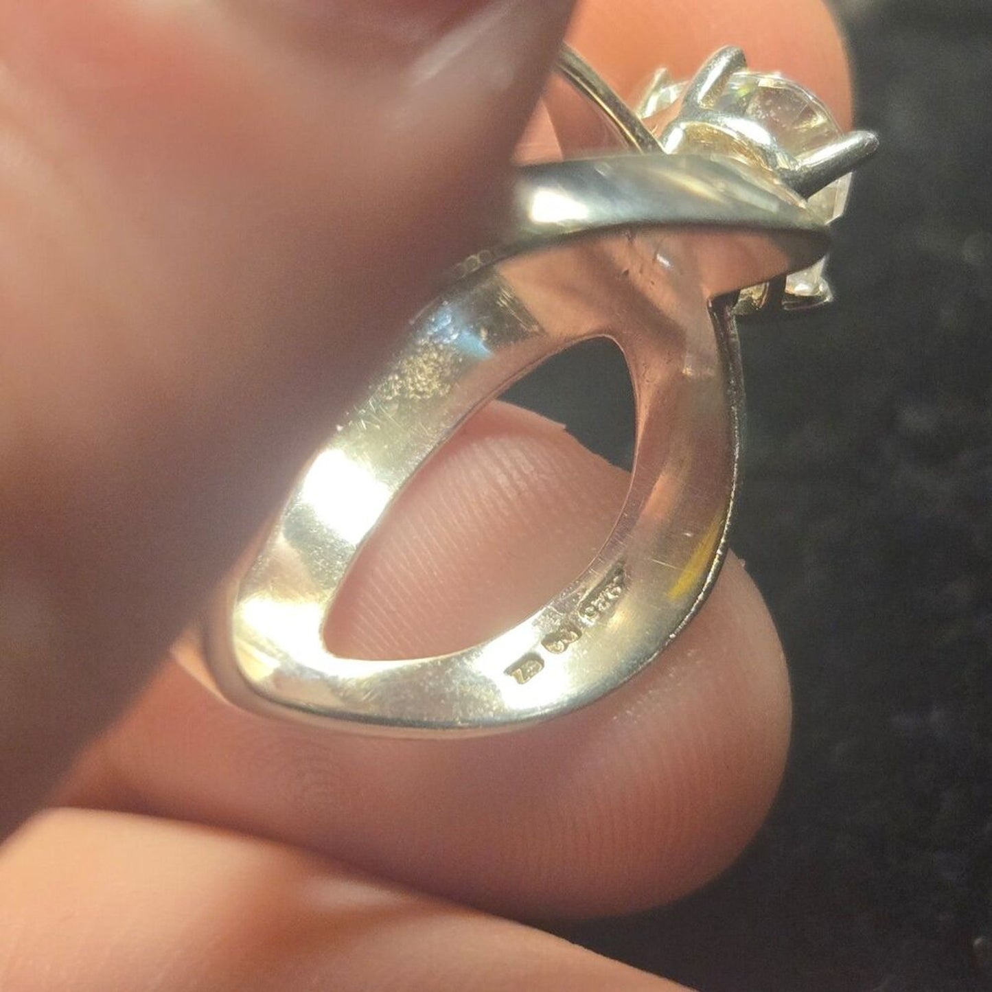 Vintage sterling silver ring sz 8