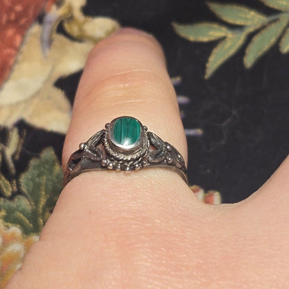 Southwestern vintage sterling silver ring sz 6.5