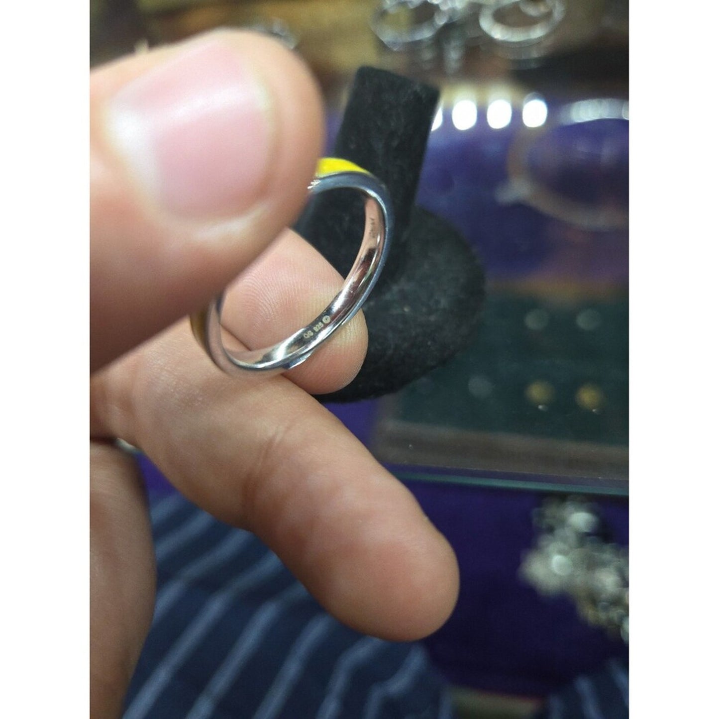 Vintage Sterling Silver Ring Sz 10