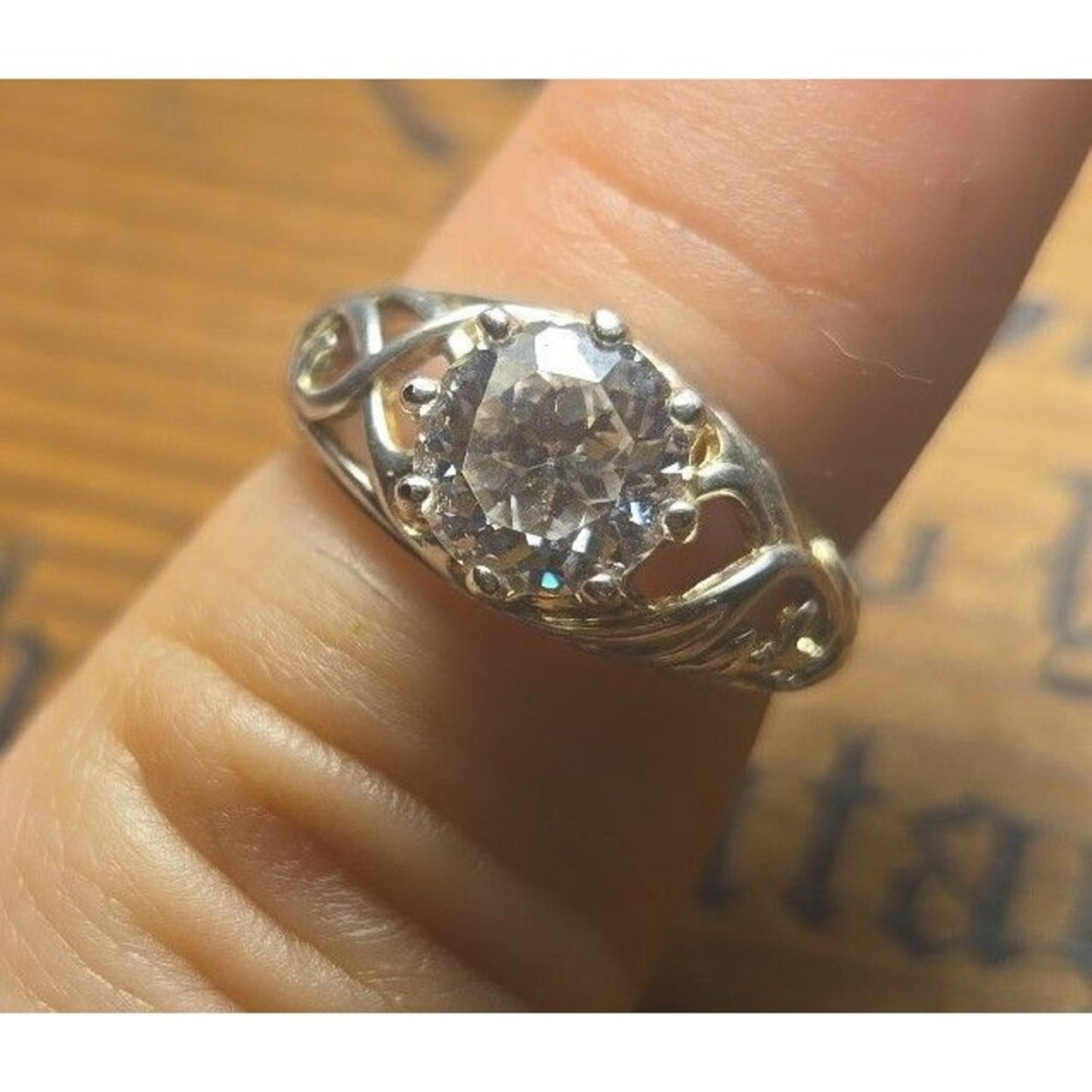 Vintage sterling silver ring sz 7