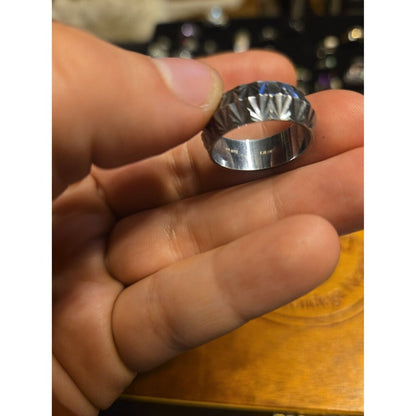 Milar Italy Vintage sterling silver ring sz 7.5