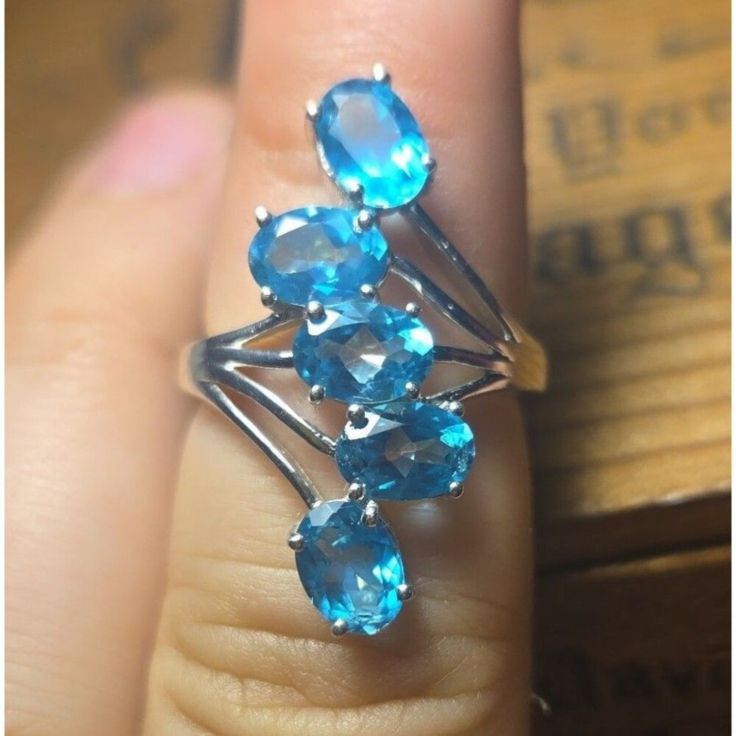 Vintage sterling silver ring sz 7