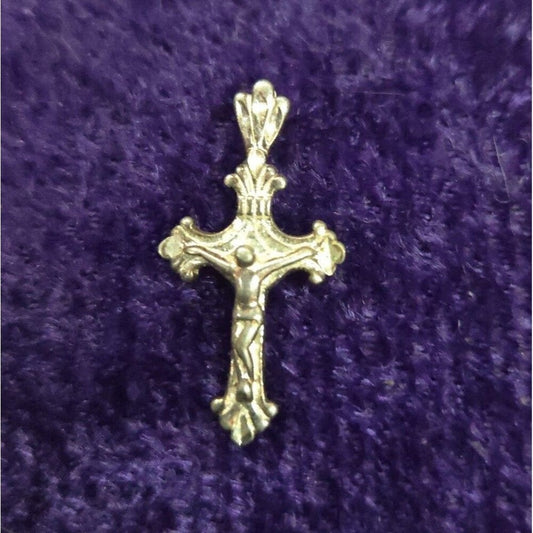 Sterling Silver Cross Religious Pendant