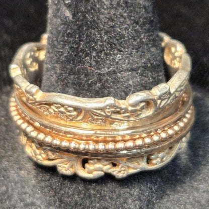 Sterling Fidgit Spinning Ring sz 9