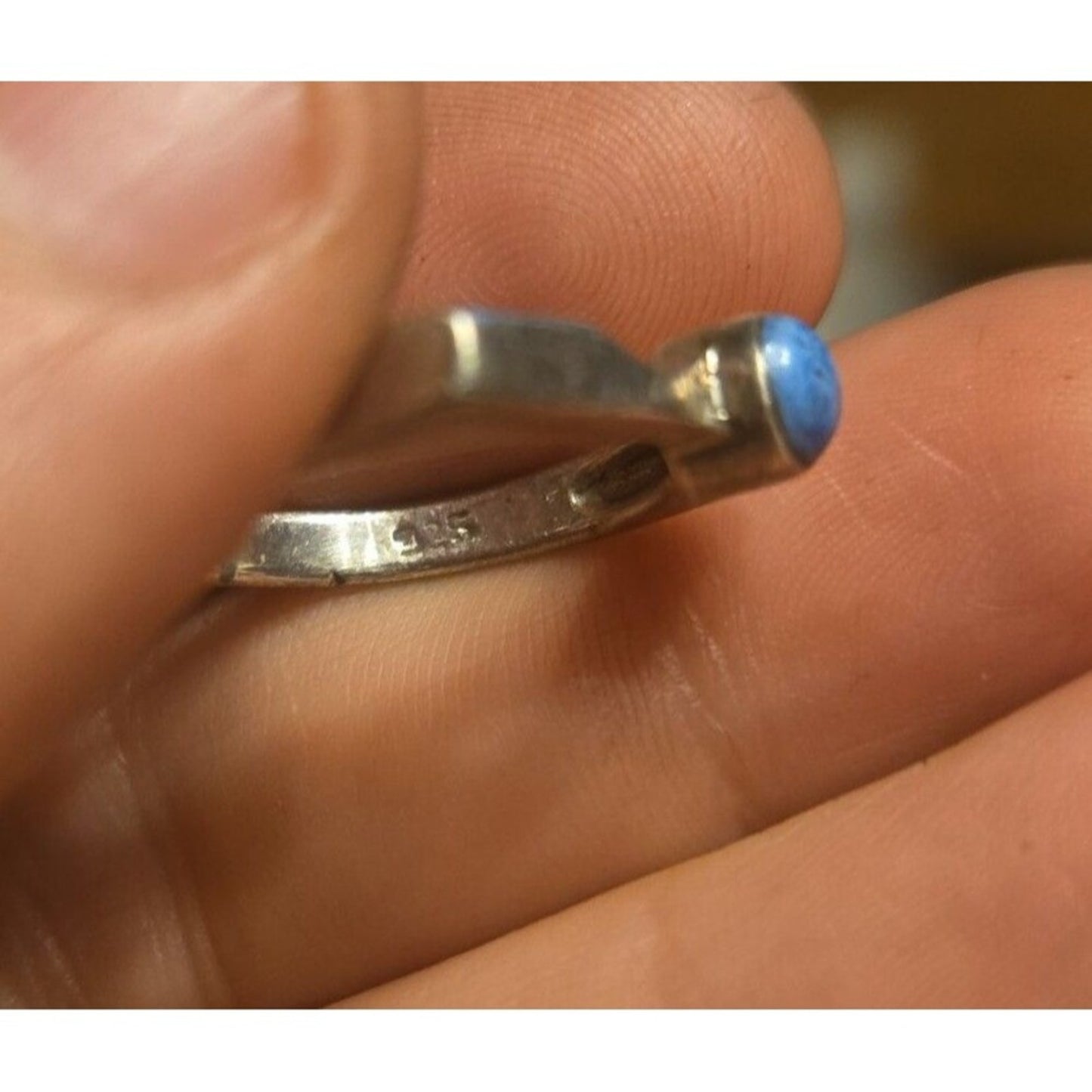 Southwestern Vintage Sterling Silver Ring Sz 5.5