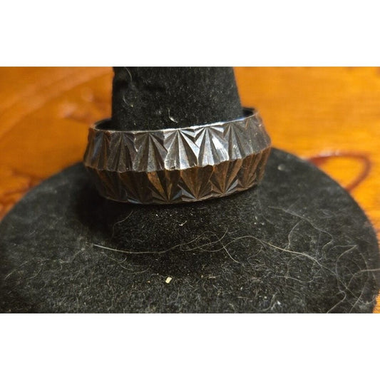 Milar Italy Vintage sterling silver ring sz 7.5