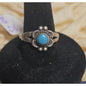 vintage southwestern turquoise sterling silver ring sz 6.5