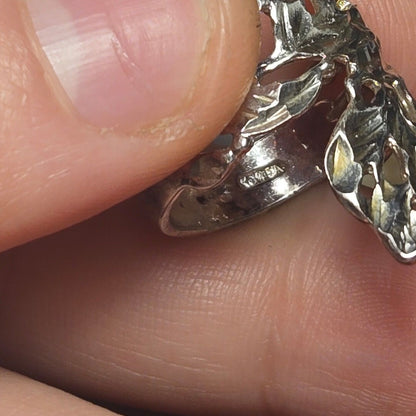 Vintage sterling silver ring sz 6.5