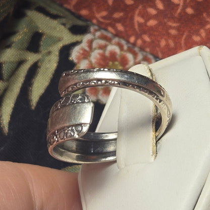 Spoon Vintage sterling silver ring sz 8.5