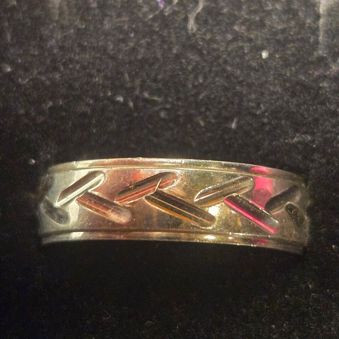 Vintage sterling silver ring sz 8
