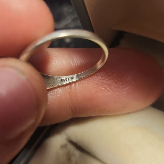 Vintage Sterling Silver Ring Sz 5
