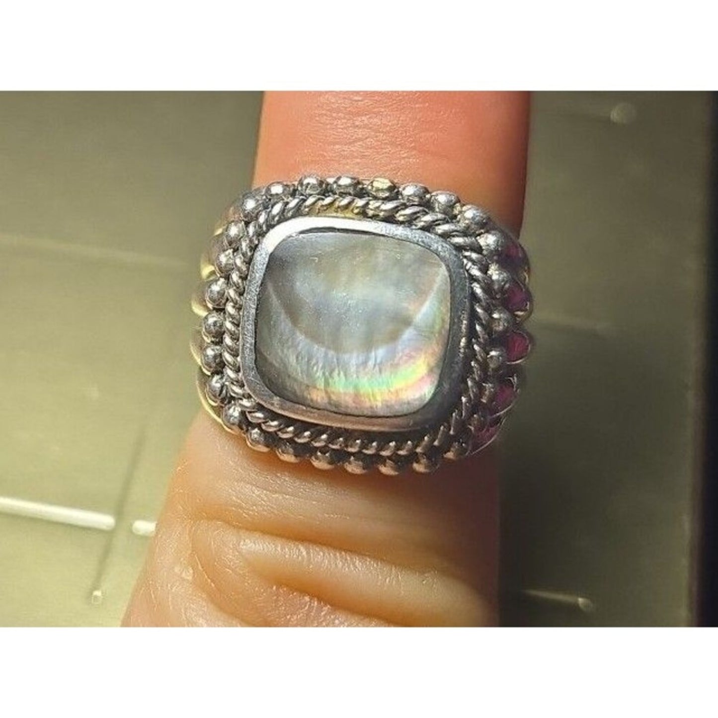 Vintage sterling silver ring sz 5.5