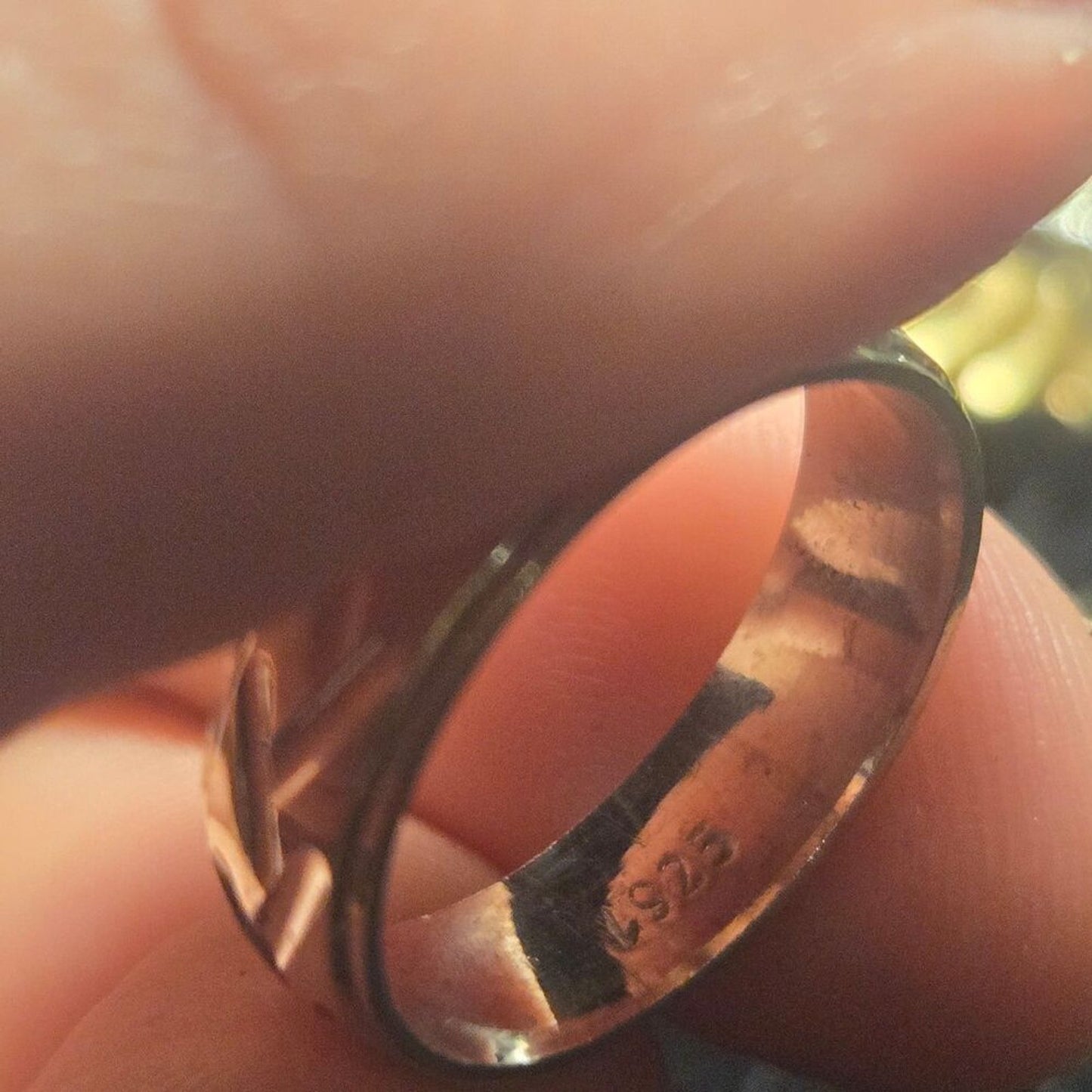 Vintage sterling silver ring sz 8