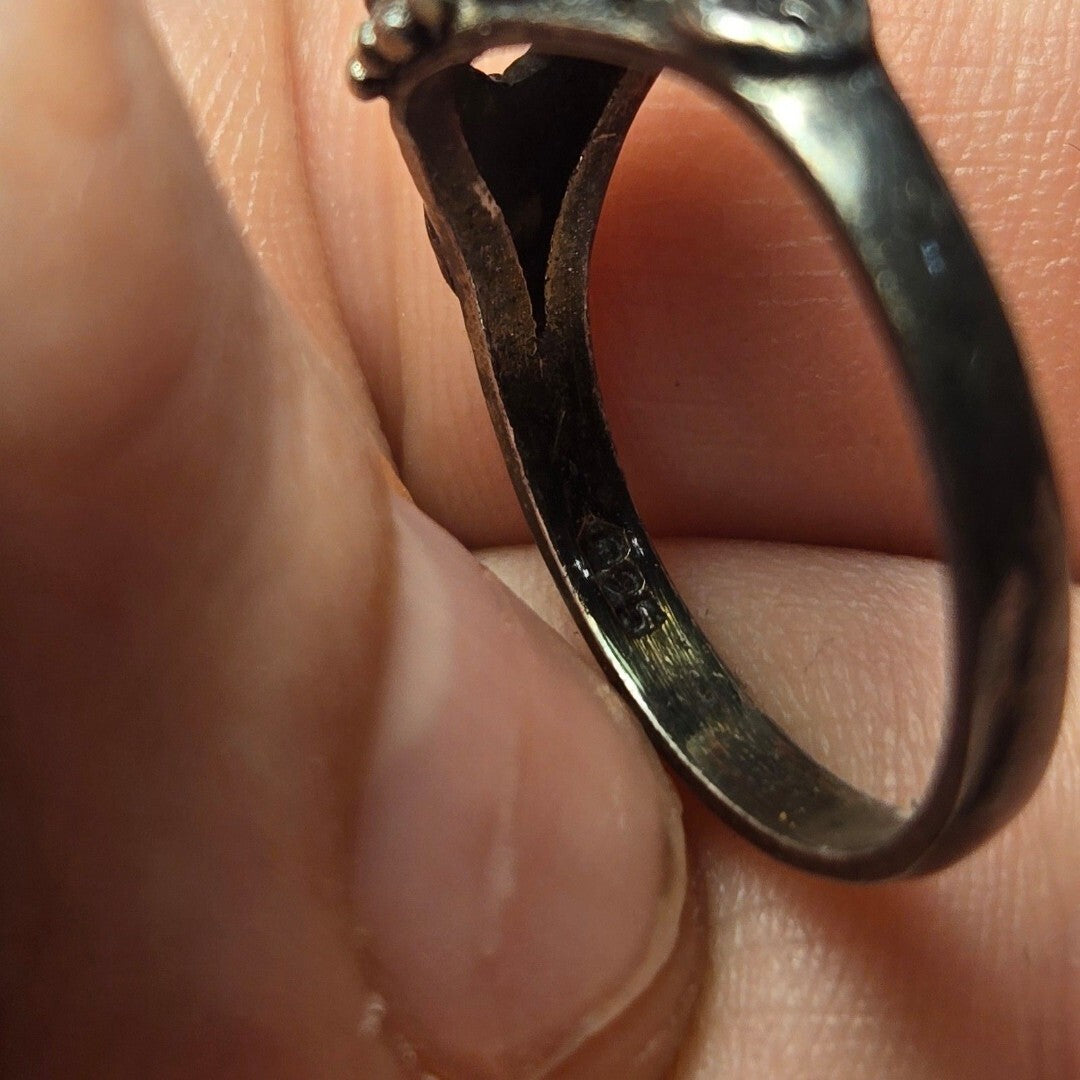 Southwestern vintage sterling silver ring sz 6.5