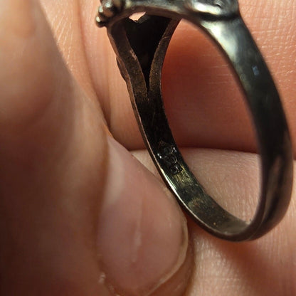 Southwestern vintage sterling silver ring sz 6.5