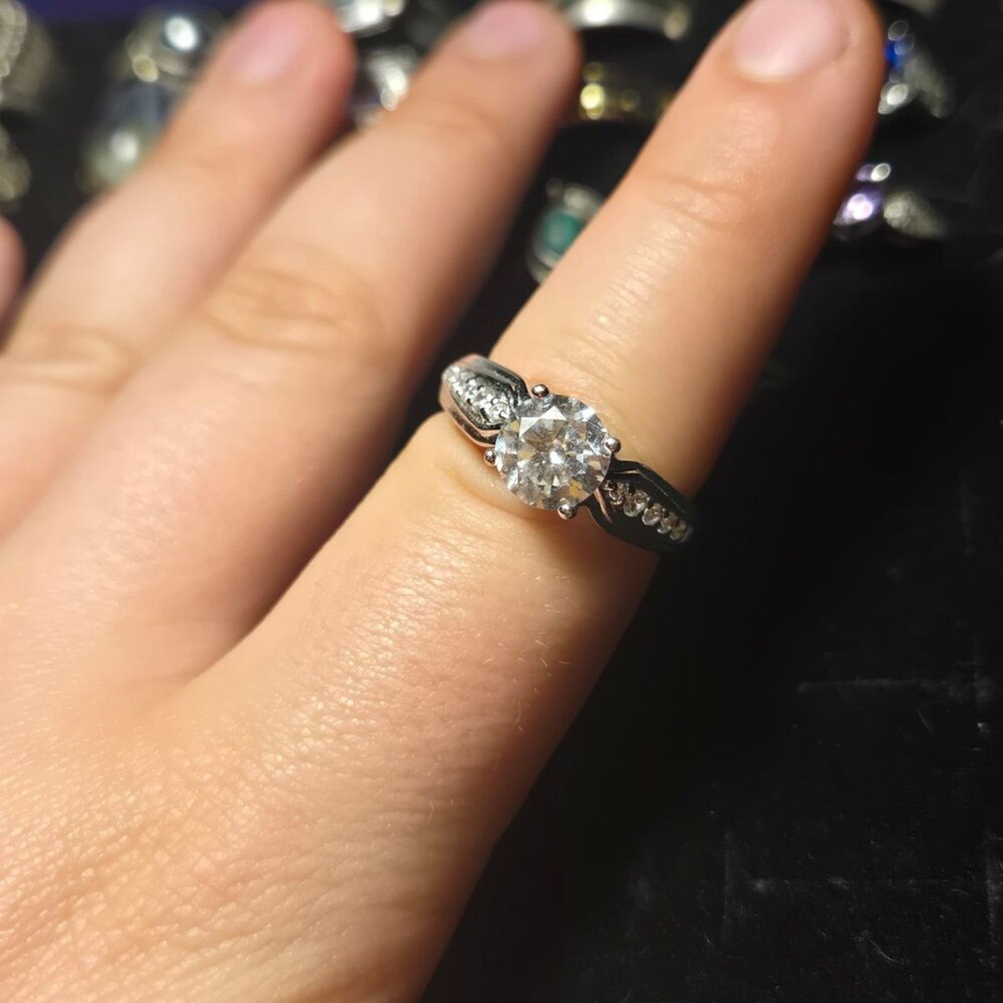 Vintage sterling silver ring sz 9