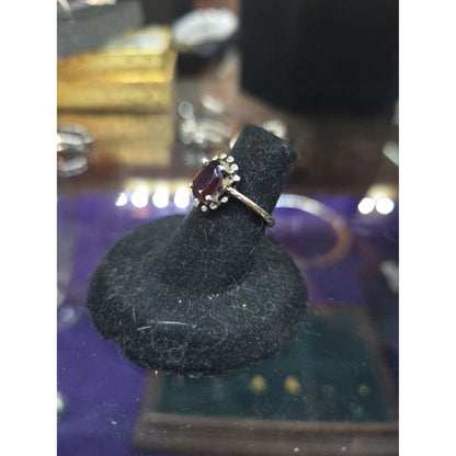 Vintage Sterling Silver Ring Sz 4.5