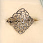 Vintage Sterling Silver Ring Sz 8.5
