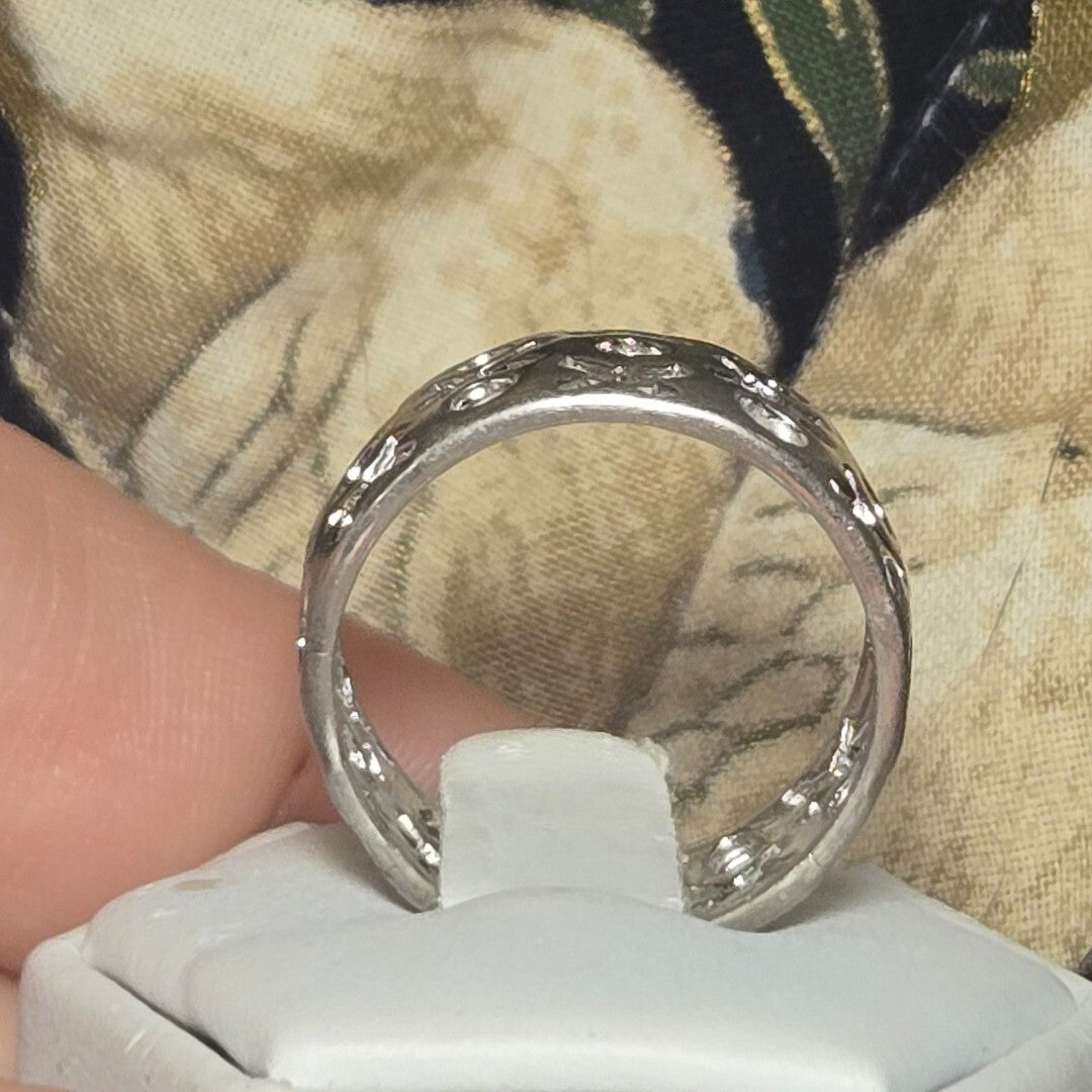 Vintage sterling silver ring sz 9