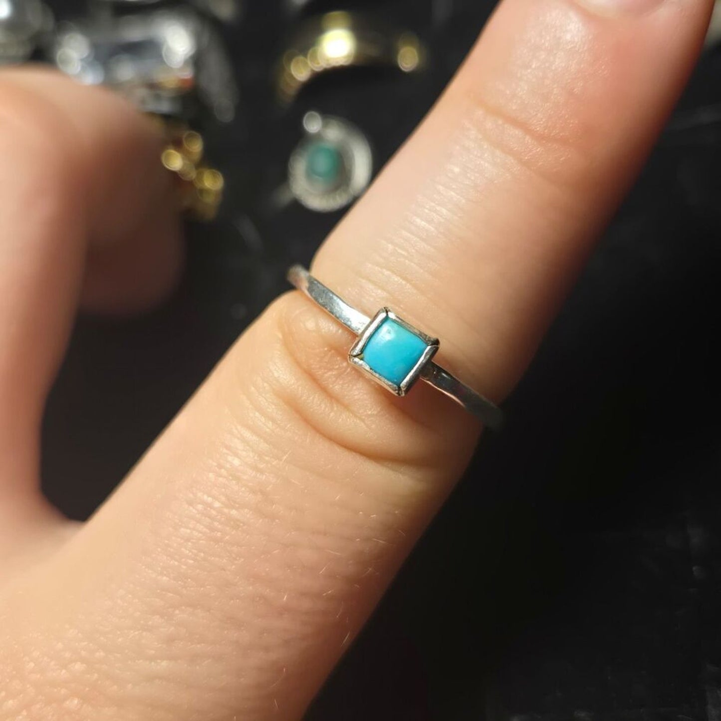 Vintage sterling silver ring sz 9
