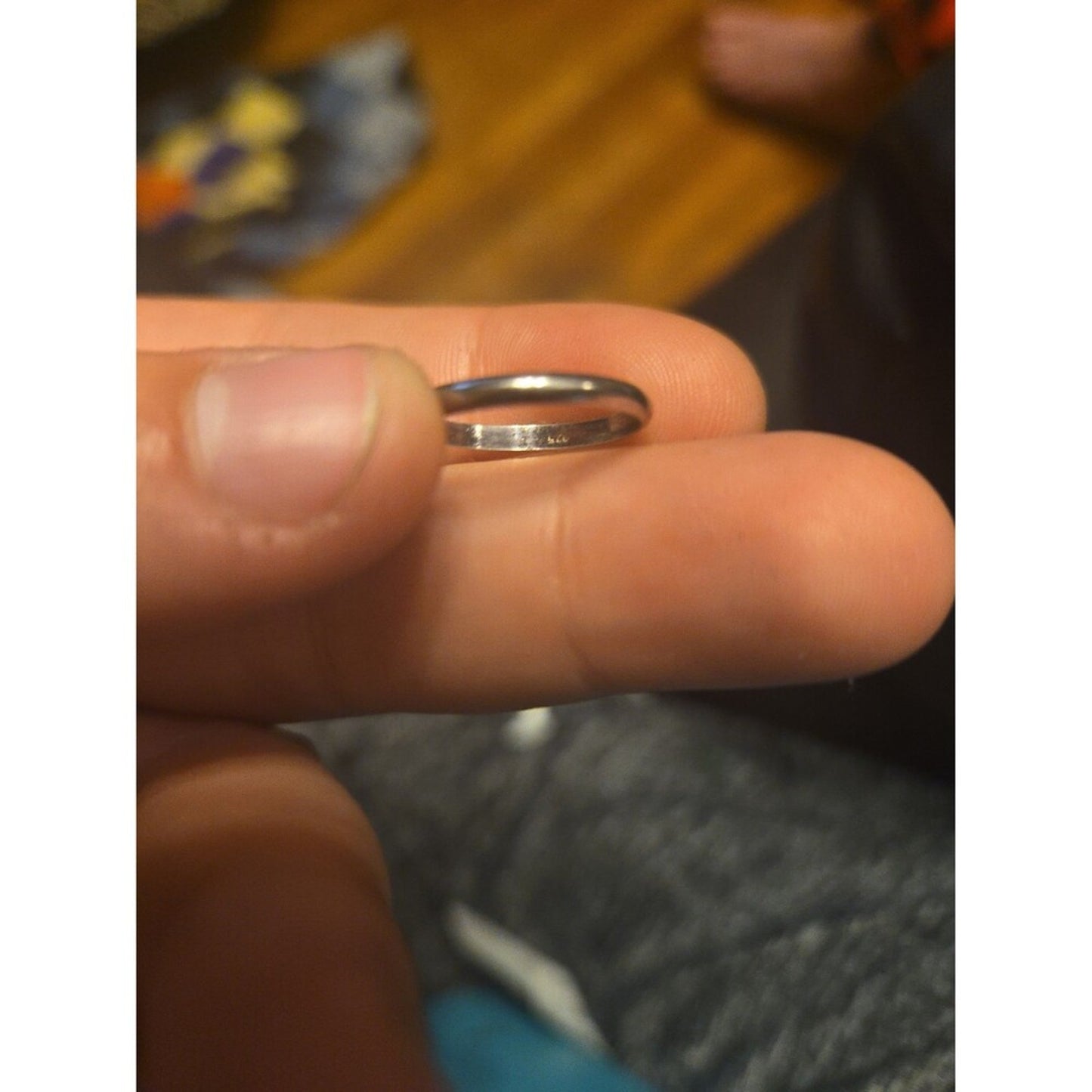 Vintage Sterling Silver Ring Sz 4.5