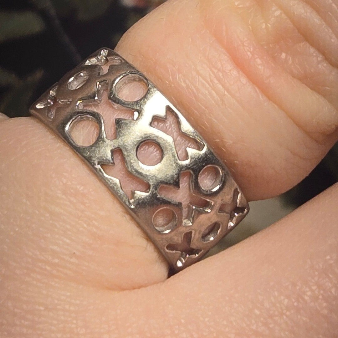 Vintage sterling silver ring sz 9