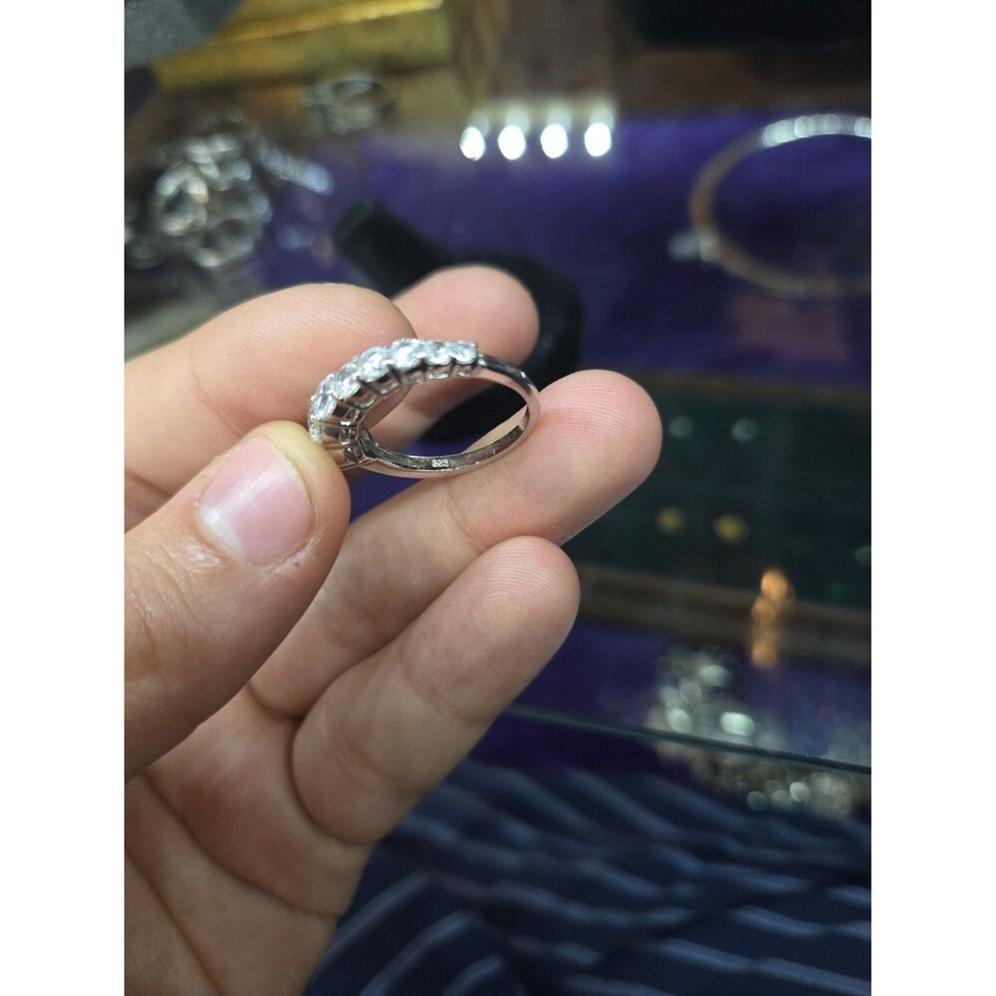 Vintage Sterling Silver Ring Sz 7