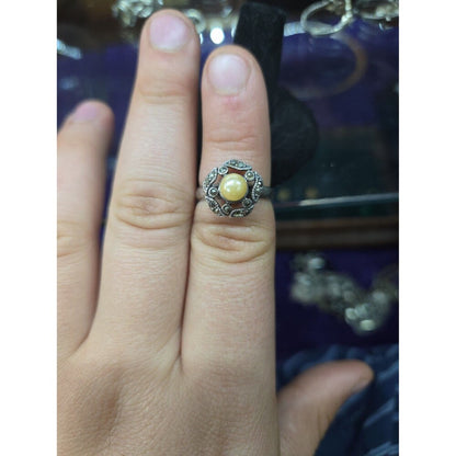 Vintage Sterling Silver Ring Sz 7