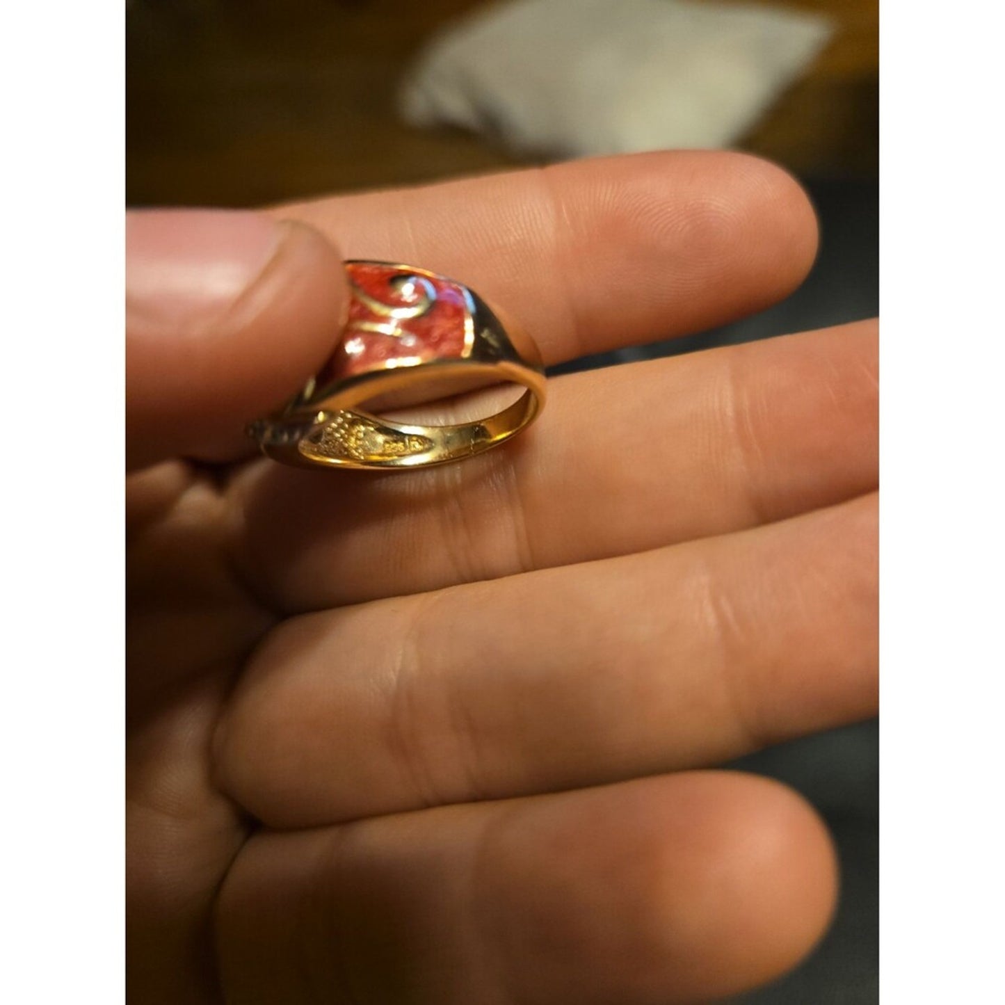 Vintage Sterling Silver Ring Sz 8