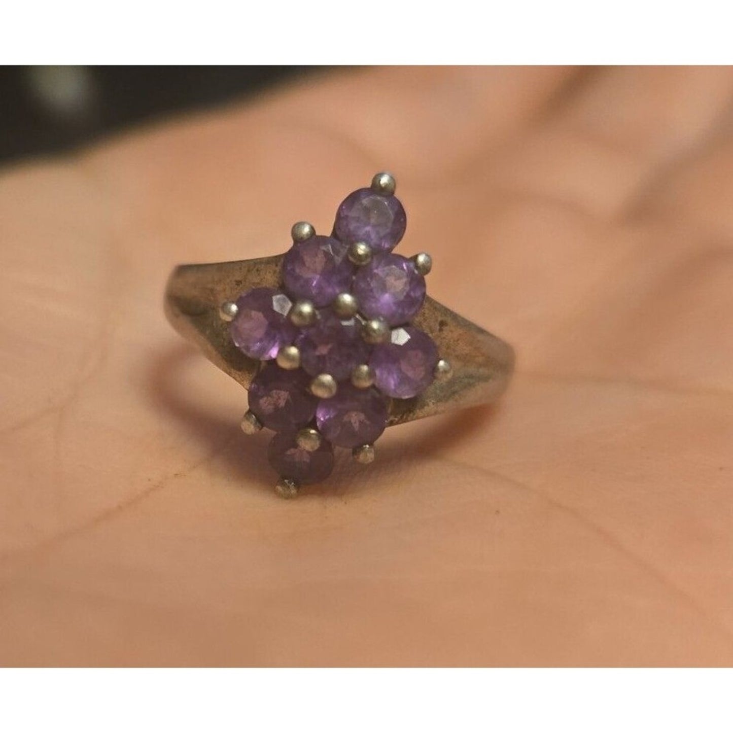 Vintage Sterling Silver Ring Sz 6.5