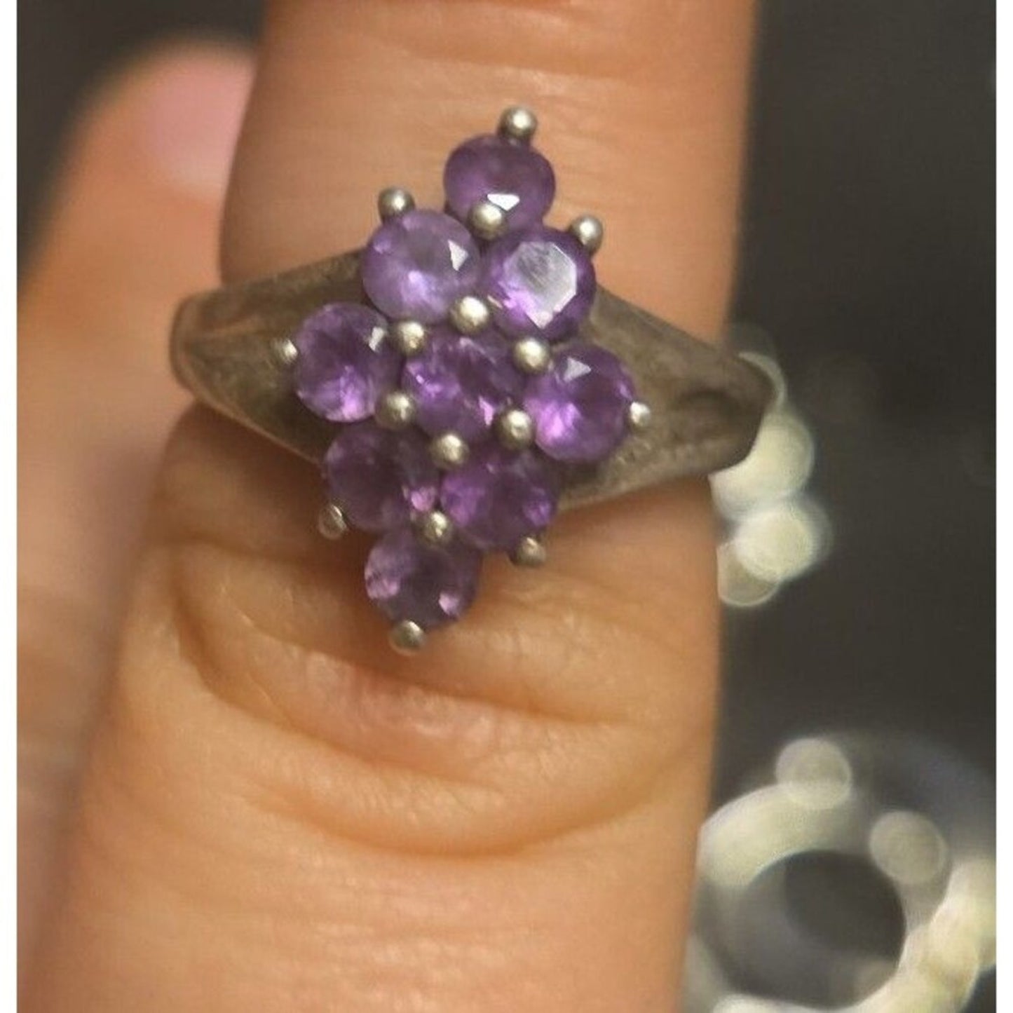 Vintage Sterling Silver Ring Sz 6.5