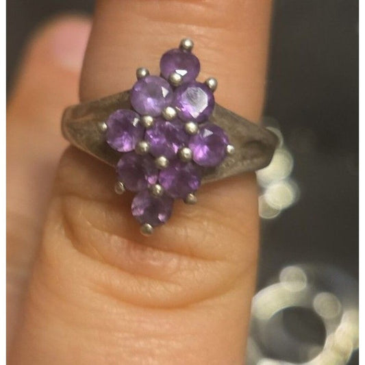 Vintage Sterling Silver Ring Sz 6.5